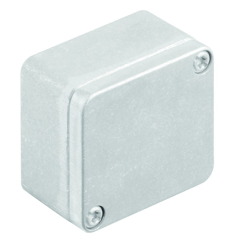 Custodia in metallo, Larghezza: 50 mm, Posizione verticale: 45 mm, Profondità: 30 mm, non trattato, Piastra a flangia: No, alluminio AlSi12