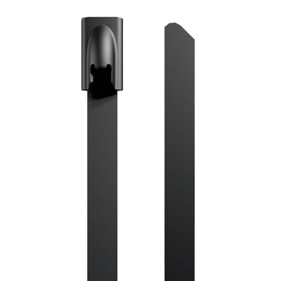 Fascetta serracavo, Larghezza: 4.6 mm, 445 N, nero, Classe d'infiammabilità UL 94: None, Campo delle temperature di impiego : -80...150 °C