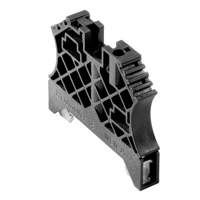 Endwinkel, schwarz, TS 35, V-2, Wemid, Breite: 8 mm, 100 °C