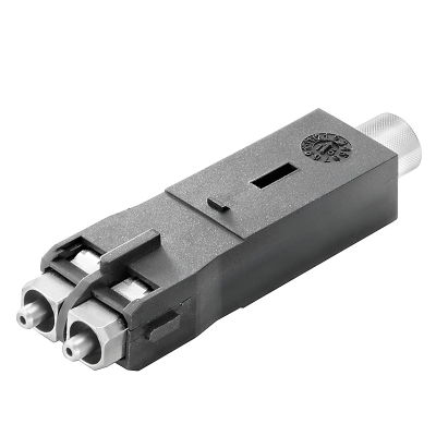 Connettore FO, IP67 con custodia, Collegamento 1: SCRJ, Collegamento 2: Vite, POF