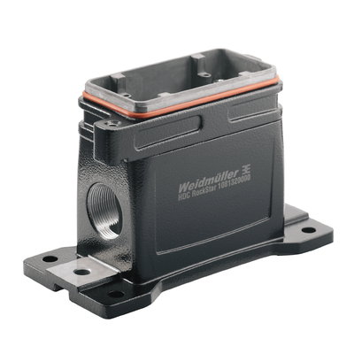 Gehäuse Industriesteckverbinder, Sockelgehäuse, Schraubverschluss, Baugröße: 8, IP66, IP68, im gestecktem Zustand