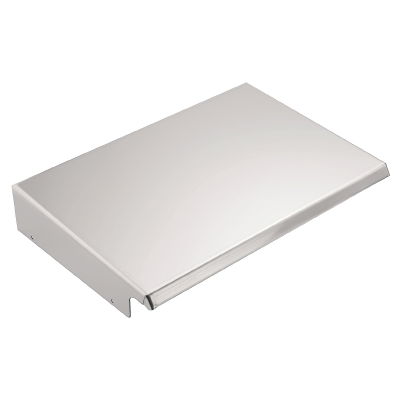 Calotta antipioggia (Custodia), Klippon TB (Terminal Box), 615 x 55.9 x 211.2 mm, acciaio inossidabile 1.4404 (316L), lucidatura elettrochimica, argen
