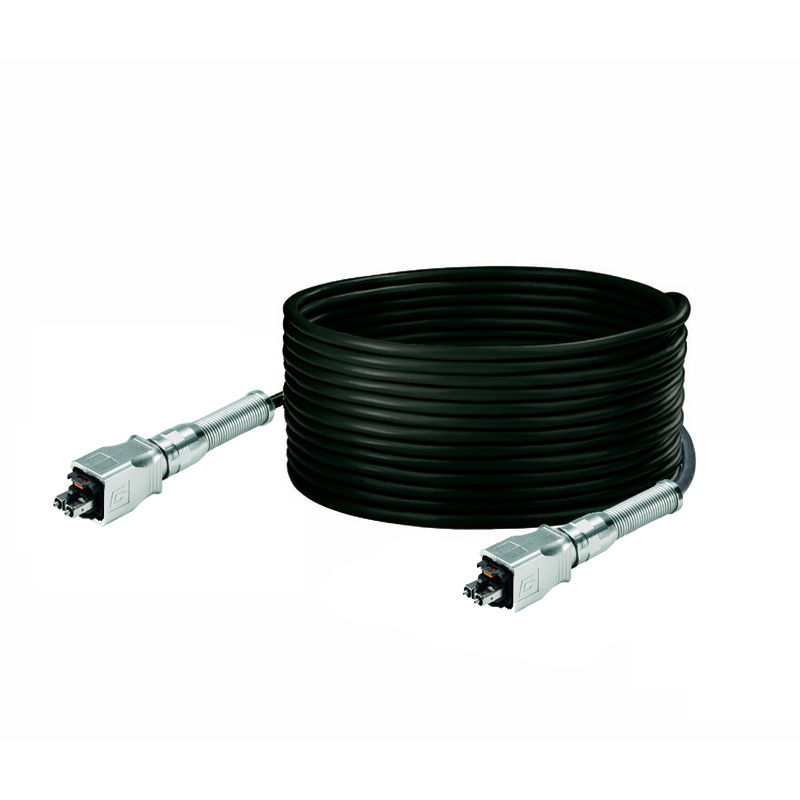(Preconfezionato) Cavo dati in fibra ottica, Breakout catena portacavi, SC IP67 PushPull V14 metallo, SC IP67 PushPull V14 metallo, PUR, 9 µm, 40 m