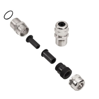 Pressacavo Ex (metallo), diritto, M 40, 18 mm, OD min. 22 - OD max. 32 mm, IP66, IP68, ottone, nichelato