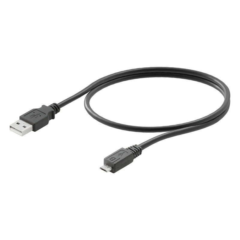 Cavo USB, USB A, PVC, nero, Lunghezza: 1.8 m