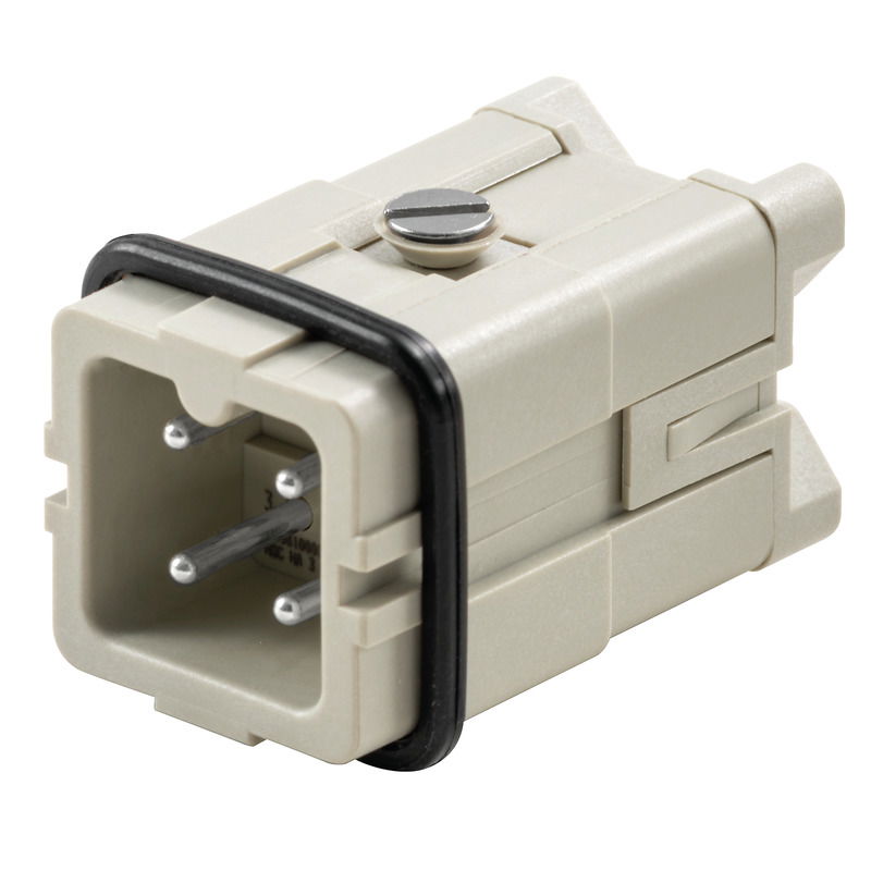 Inserto di contatto (Connettori a innesto industriali), Maschio, 400 V, 16 A, Numero di poli: 3, Collegamento a vite, Dimensioni di installazione: 1