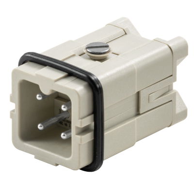 Inserto di contatto (Connettori a innesto industriali), Maschio, 400 V, 16 A, Numero di poli: 3, Collegamento a vite, Dimensioni di installazione: 1