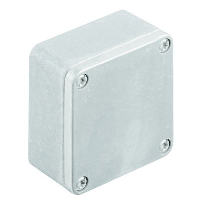 Custodia in metallo, Larghezza: 58 mm, Posizione verticale: 64 mm, Profondità: 34 mm, non trattato, Piastra a flangia: No, alluminio AlSi12