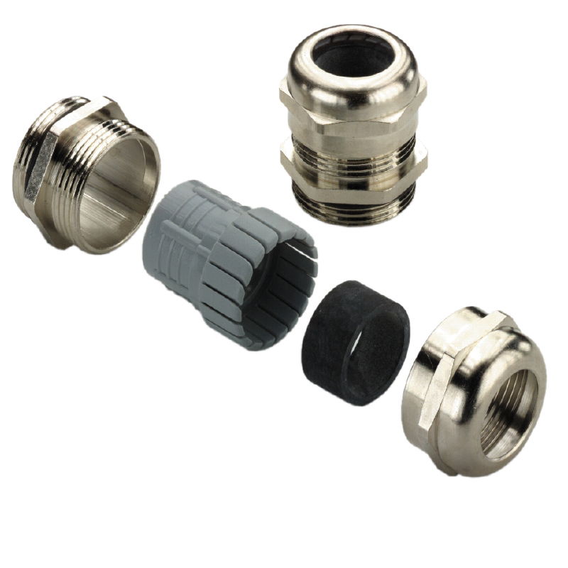 Pressacavo (metallo), VG MS (pressacavo standard in ottone), PG 9, 6 mm, OD min. 4 - OD max. 8 mm, IP54, IP66, IP67, IP68 - 5 bar (30 min.), IP69K