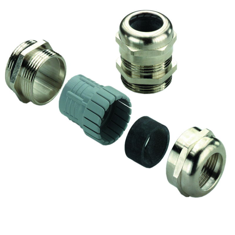 Pressacavo (metallo), VG MS (pressacavo standard in ottone), PG 7, 6 mm, OD min. 3 - OD max. 6.5 mm, IP54, IP66, IP67, IP68 - 5 bar (30 min.), IP69K