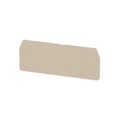 Trennwand (Klemmen), dunkelbeige, Höhe: 79.05 mm, Breite: 2 mm, V-0, Wemid