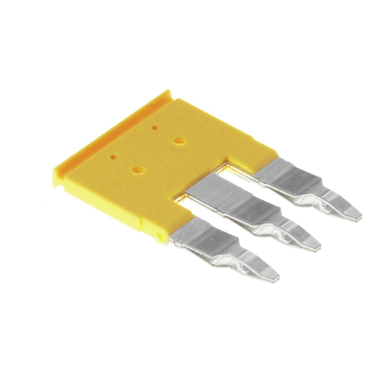Collegamento trasversale (Morsetto), innestato, giallo, 41 A, Numero di poli: 3, Passo in mm: 8.10, Isolato: Sì, Larghezza: 3.1 mm