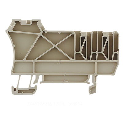 Pareti di separazione (Morsetto), Beige scuro, Posizione verticale: 68 mm, Larghezza: 5.08 mm, V-0, Wemid