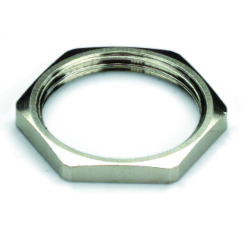 Controdado per pressacavo (metallo), SKMU MS (controdado in ottone), M 40, 5 mm, ottone, nichelato