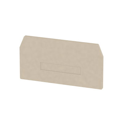 Pareti di separazione (Morsetto), Beige scuro, Posizione verticale: 82.2 mm, Larghezza: 2.7 mm, V-0, Wemid