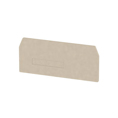 Pareti di separazione (Morsetto), Beige scuro, Posizione verticale: 73.34 mm, Larghezza: 2.7 mm, V-0, Wemid