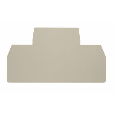 Pareti di separazione (Morsetto), Beige scuro, Posizione verticale: 75 mm, Larghezza: 2 mm, V-0, Wemid