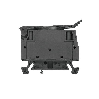 Morsetto componibile portafusibile, Collegamento a vite, nero, 4 mm², 6.3 A, 250 V, Numero di collegamenti: 2, Numero di piani: 1, TS 35