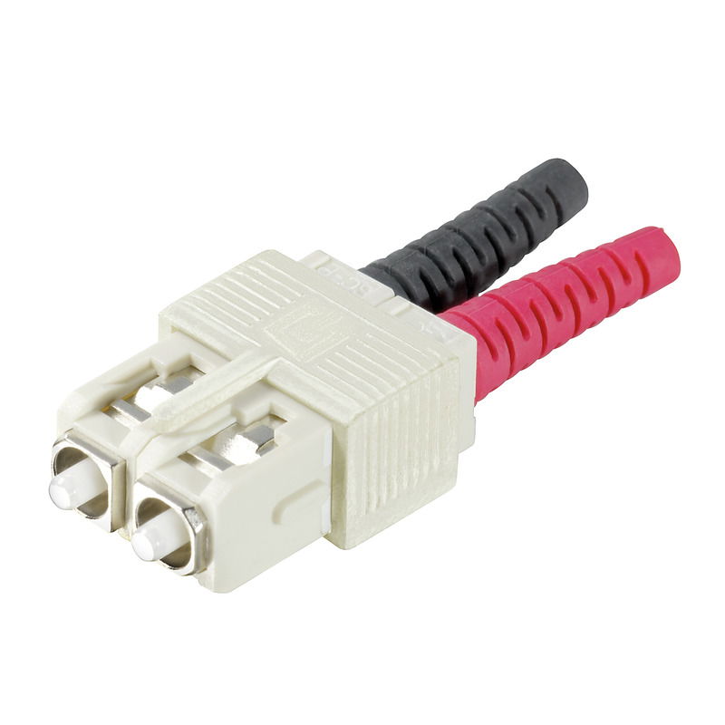 Connettore FO, IP20, Collegamento 1: SCRJ, Collegamento 2: incollaggio, crimpatura, lucidatura, Multimode