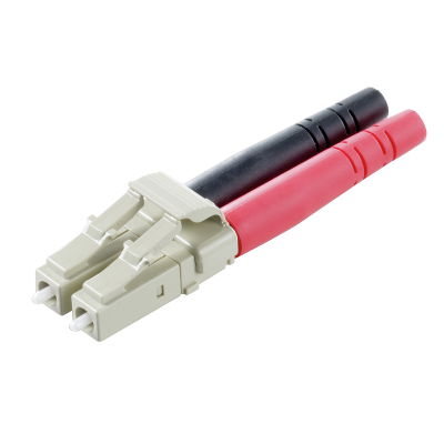 Connettore FO, IP20, Collegamento 1: LC Duplex, Collegamento 2: incollaggio, crimpatura, lucidatura, GOF, Multimode