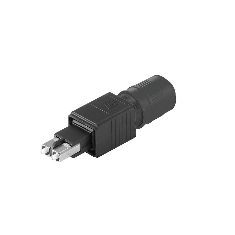 Connettore FO, IP67, Collegamento 1: SCRJ, Collegamento 2: incollaggio, crimpatura, lucidatura, Multimode