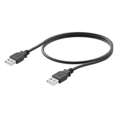 Cavo USB, USB A, PVC, nero, Lunghezza: 3 m