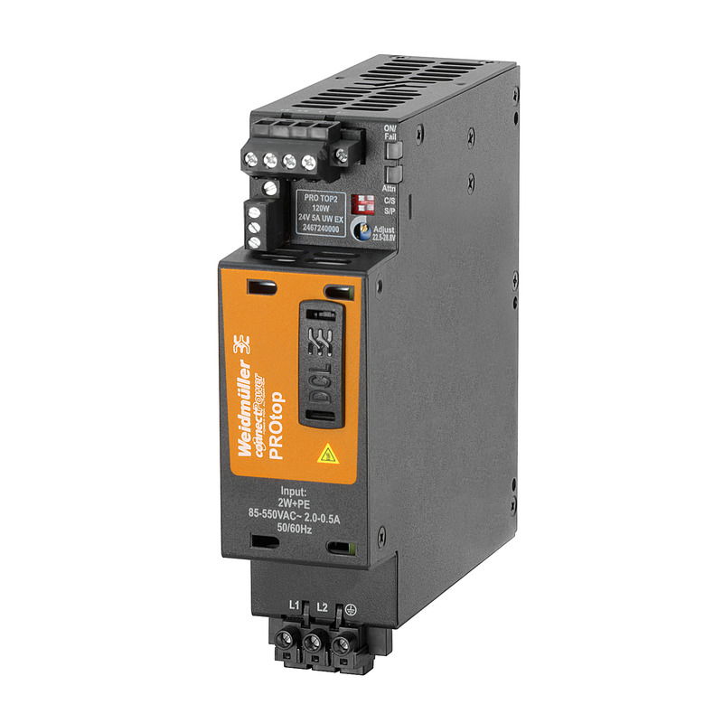 Alimentazione elettrica, 120 W, 5 A @ 60 °C