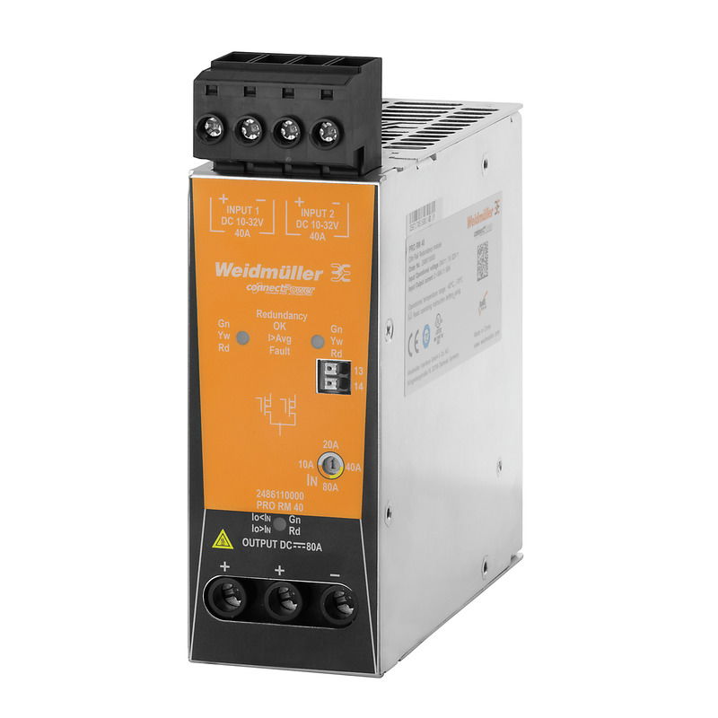 Modulo di ridondanza, 24 V DC, 96 A, > 98%, 1907.2 W