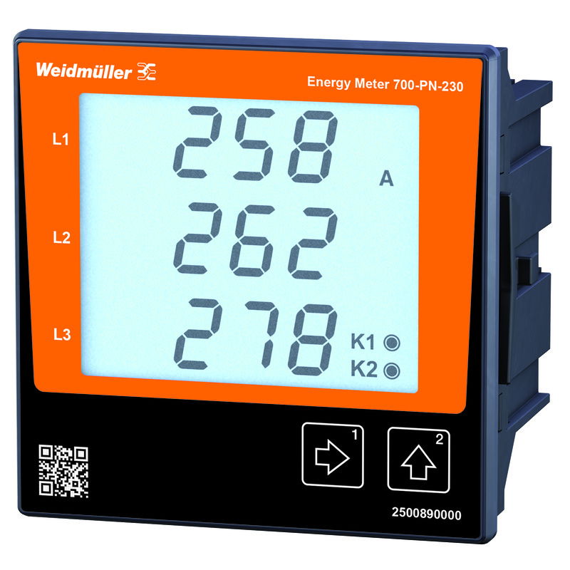 Dispositivo di misurazione quantità elettrica, 480 V, PROFINET, Modbus RTU, Modbus TCP/IP, Modbus RTU over Ethernet, SNMP