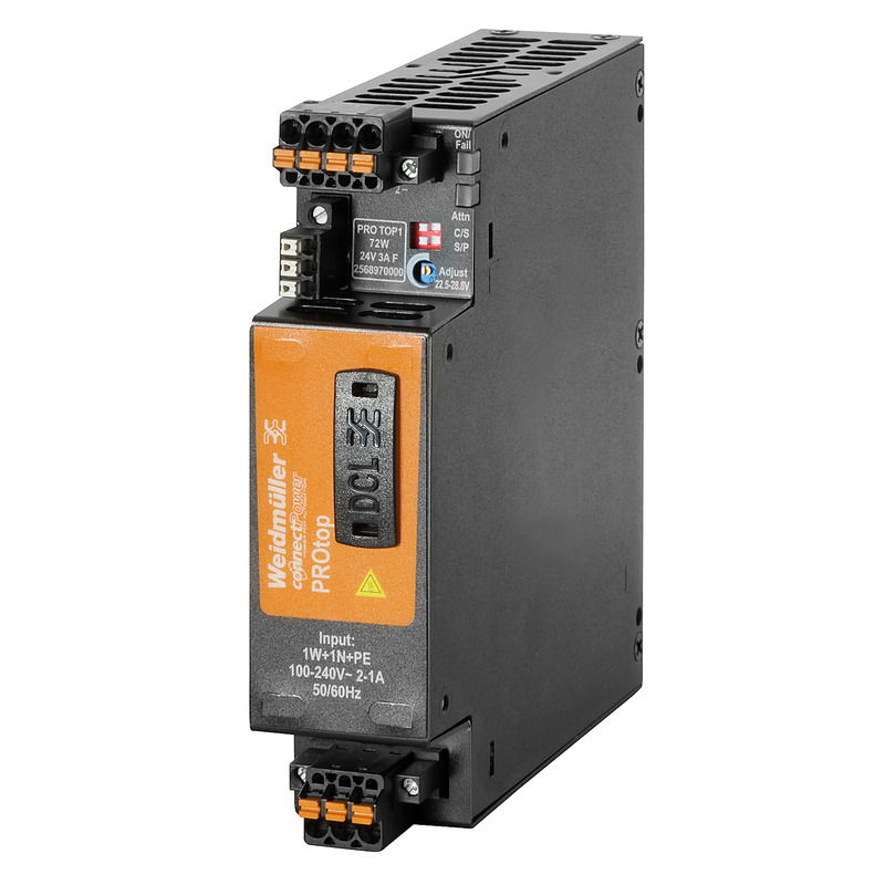 Alimentazione elettrica, 72 W, 3 A @ 60 °C