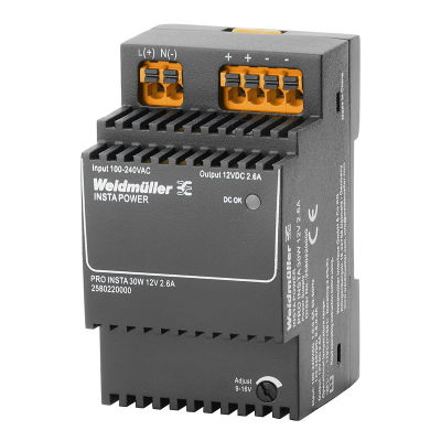 Alimentazione elettrica, 30 W, 2.6 A @ 55 °C