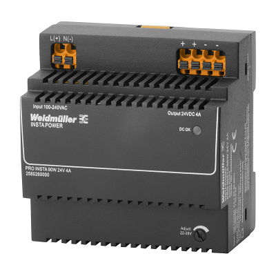 Alimentazione elettrica, 96 W, 4 A @ 55 °C
