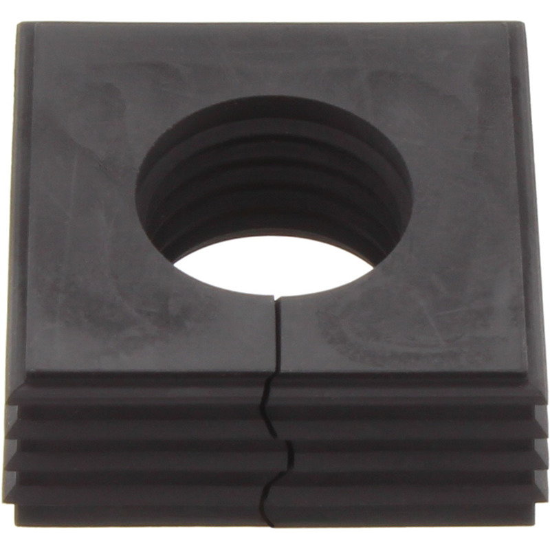 Kabeltülle geschlitzte (Kabeleinführungssystem), 22 mm, 23 mm, -40 °C, 120 °C, TPE, tiefschwarz