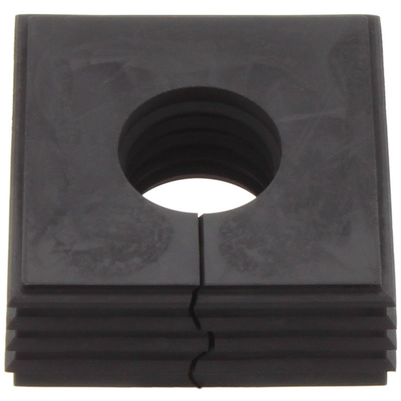Kabeltülle geschlitzte (Kabeleinführungssystem), 18 mm, 19 mm, -40 °C, 120 °C, TPE, tiefschwarz