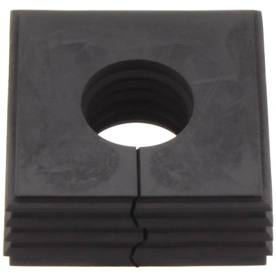 Kabeltülle geschlitzte (Kabeleinführungssystem), 18 mm, 19 mm, -40 °C, 120 °C, TPE, tiefschwarz