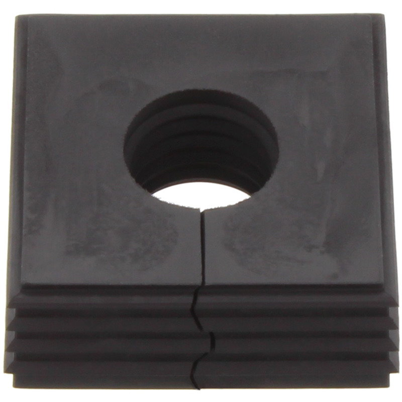 Kabeltülle geschlitzte (Kabeleinführungssystem), 17 mm, 18 mm, -40 °C, 120 °C, TPE, tiefschwarz
