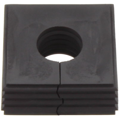 Kabeltülle geschlitzte (Kabeleinführungssystem), 17 mm, 18 mm, -40 °C, 120 °C, TPE, tiefschwarz