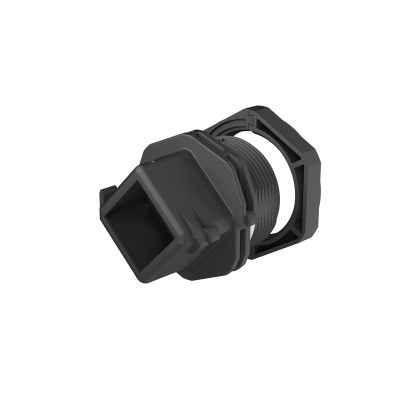 Pressacavo diviso (Sistema di inserimento cavi), Cabtite (sistema di inserimento cavi), poliammide, rinforzato in fibra di vetro, Nero assoluto, Posiz