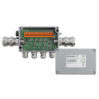 Ripartitore bus di campo, Ripartitore a 4 canali LIMITER, Materiale base della custodia: Alluminio, Profibus PA, Fieldbus Foundation