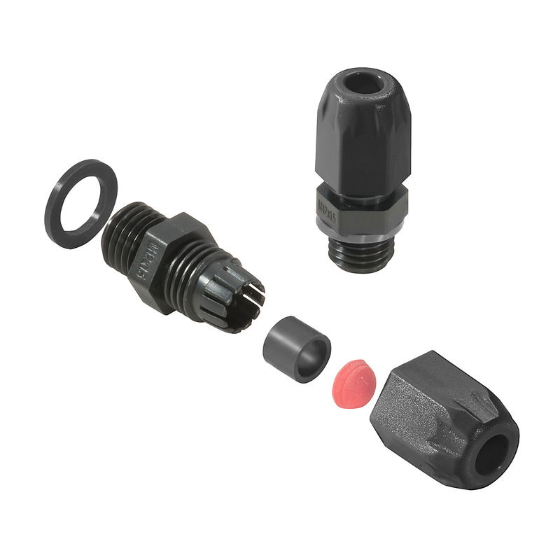 Pressacavo Ex (plastica), VG Exe 7J (pressacavo in plastica Ex 7J Exe), diritto, M 12, 10 mm, OD min. 4 - OD max. 6.5 mm, IP54, IP66, IP67, IP68 - 5 b