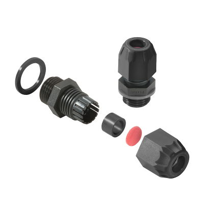 Pressacavo Ex (plastica), VG Exe 7J (pressacavo in plastica Ex 7J Exe), diritto, M 16, 10 mm, OD min. 6 - OD max. 10 mm, IP54, IP66, IP67, IP68 - 5 ba