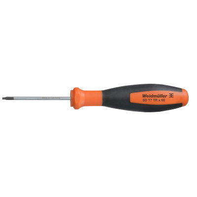 Torx Schraubendreher, Form: Torx, Größe: T7, Klingenlänge: 60 mm
