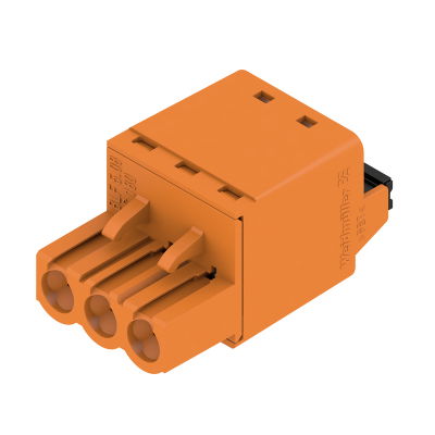 Leiterplattensteckverbinder (Leiteranschluss), 1000 V, 24 A, Raster in mm: 5.08, 3.31 mm², Polzahl: 3, PUSH IN mit Betätigungselement, Zugfederanschlu