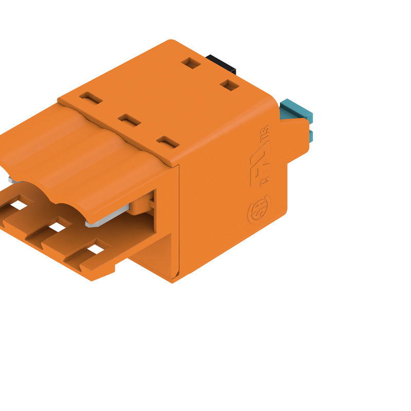 Leiterplattensteckverbinder (Leiteranschluss), 1000 V, 25.9 A, Raster in mm: 5.08, 3.31 mm², Polzahl: 3, PUSH IN mit Betätigungselement, Box