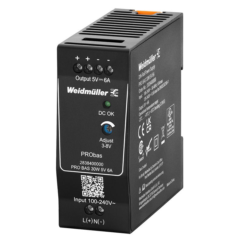 Alimentazione elettrica, Alimentazione di corrente, alimentatore switching, 30 W, 6 A @ 55 °C