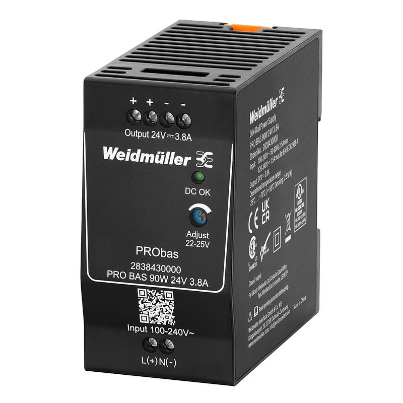 Alimentazione elettrica, Alimentazione di corrente, alimentatore switching, 90 W, 3.8 A @ 55 °C