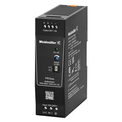 Alimentazione elettrica, Alimentazione di corrente, alimentatore switching, 120 W, 5 A @ 55 °C