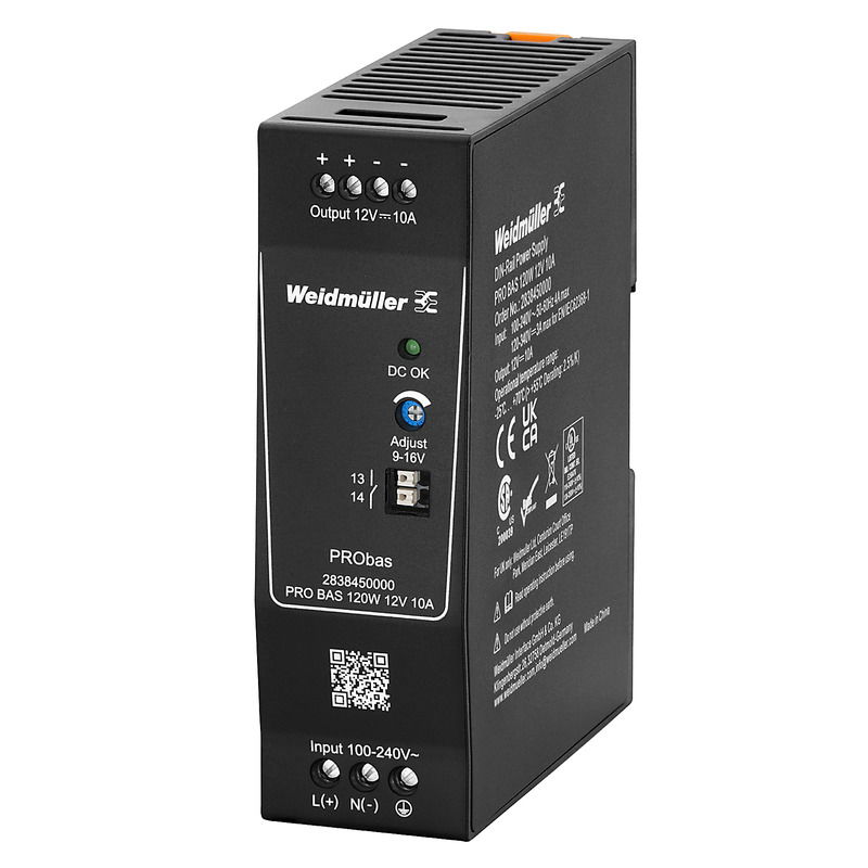 Alimentazione elettrica, Alimentazione di corrente, alimentatore switching, 120 W, 10 A @ 55 °C