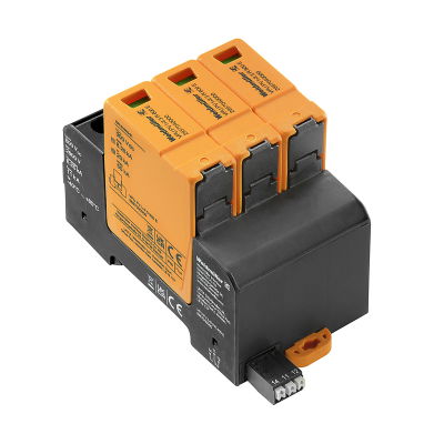 Scaricatore di sovratensione PV combinato (Tipo 1+2), DC, Tensione nominale (DC): 600 V, Numero di poli: 3