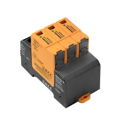 Scaricatore di sovratensione PV (Tipo 2), DC, Tensione nominale (DC): 600 V, Numero di poli: 3